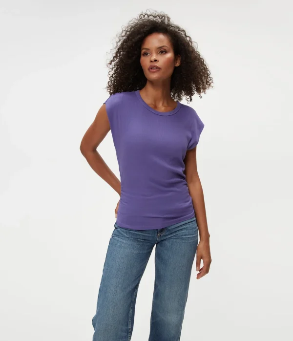 Michael Stars Joni Power Shoulder Tee- Tops, Blouses & Shirts | T-Shirts