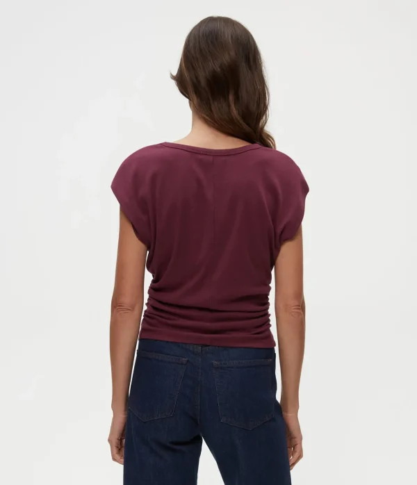 Michael Stars Joni Power Shoulder Tee- Tops, Blouses & Shirts | T-Shirts