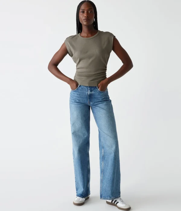Michael Stars Joni Power Shoulder Tee- Tops, Blouses & Shirts | T-Shirts