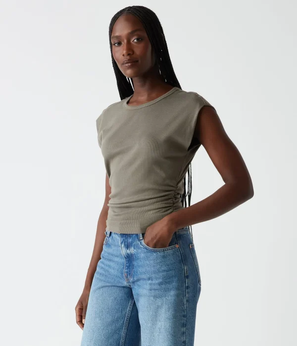 Michael Stars Joni Power Shoulder Tee- Tops, Blouses & Shirts | T-Shirts