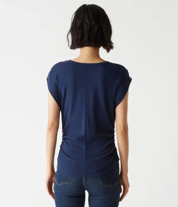 Michael Stars Joni Power Shoulder Tee- Tops, Blouses & Shirts | T-Shirts