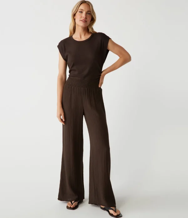 Michael Stars Joni Power Shoulder Tee- Tops, Blouses & Shirts | T-Shirts