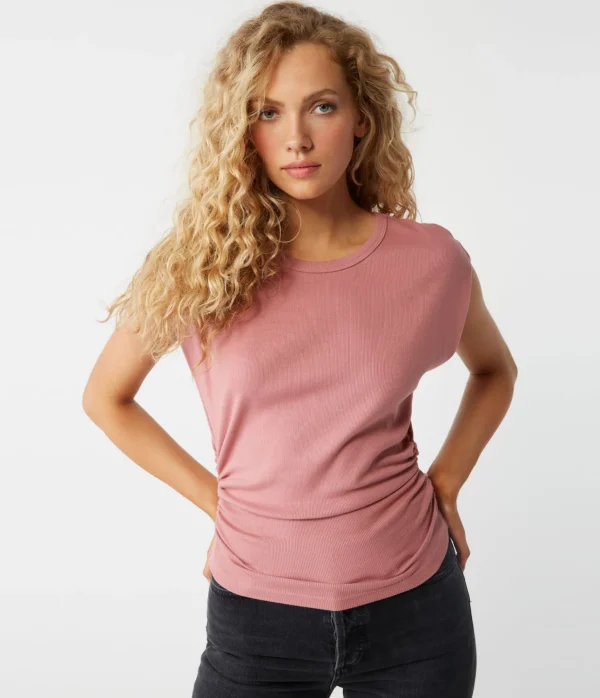 Michael Stars Joni Power Shoulder Tee- Tops, Blouses & Shirts | T-Shirts