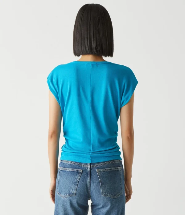 Michael Stars Joni Power Shoulder Tee- Tops, Blouses & Shirts | T-Shirts