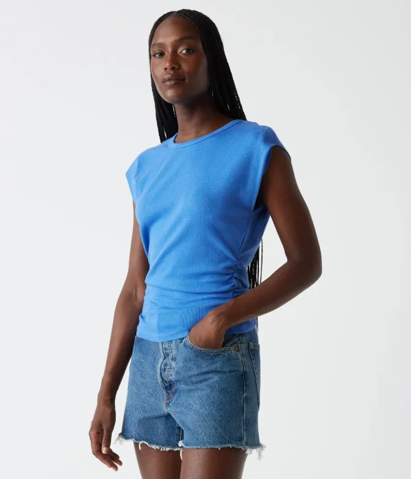 Michael Stars Joni Power Shoulder Tee- Tops, Blouses & Shirts | T-Shirts