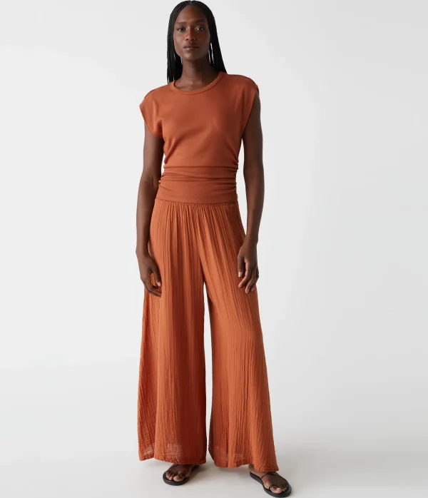Michael Stars Joni Power Shoulder Tee- Tops, Blouses & Shirts | T-Shirts