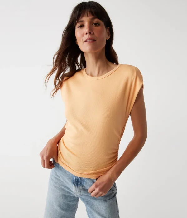 Michael Stars Joni Power Shoulder Tee- Tops, Blouses & Shirts | T-Shirts