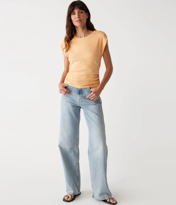Michael Stars Joni Power Shoulder Tee- Tops, Blouses & Shirts | T-Shirts