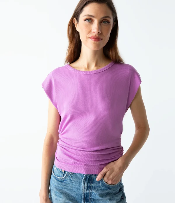 Michael Stars Joni Power Shoulder Tee- Tops, Blouses & Shirts | T-Shirts