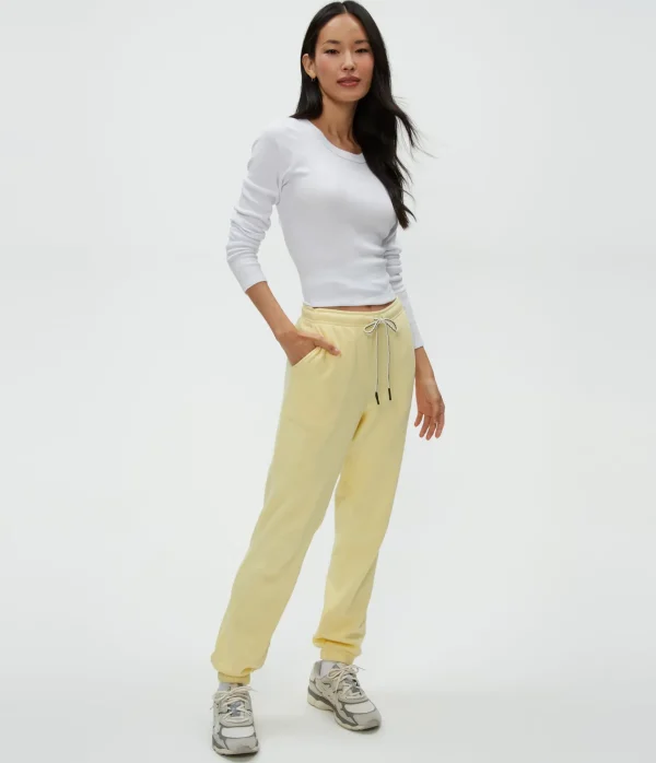 Michael Stars Josie Plush Terry Jogger- Pants, Shorts & Skirts | Loungewear