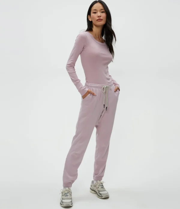 Michael Stars Josie Plush Terry Jogger- Pants, Shorts & Skirts | Loungewear