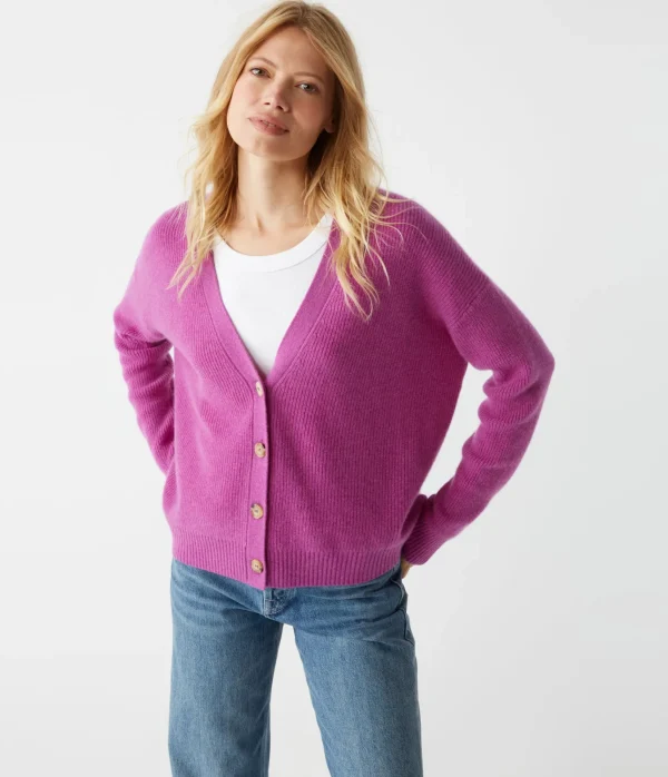Michael Stars Julia Cashmere Cardigan- Sweaters & Cardigans
