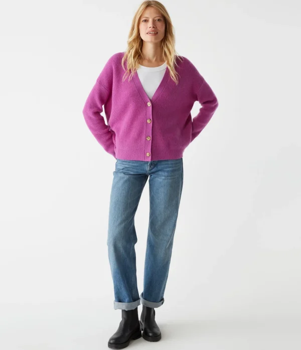 Michael Stars Julia Cashmere Cardigan- Sweaters & Cardigans