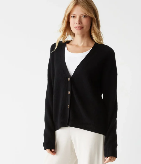 Michael Stars Julia Cashmere Cardigan- Sweaters & Cardigans