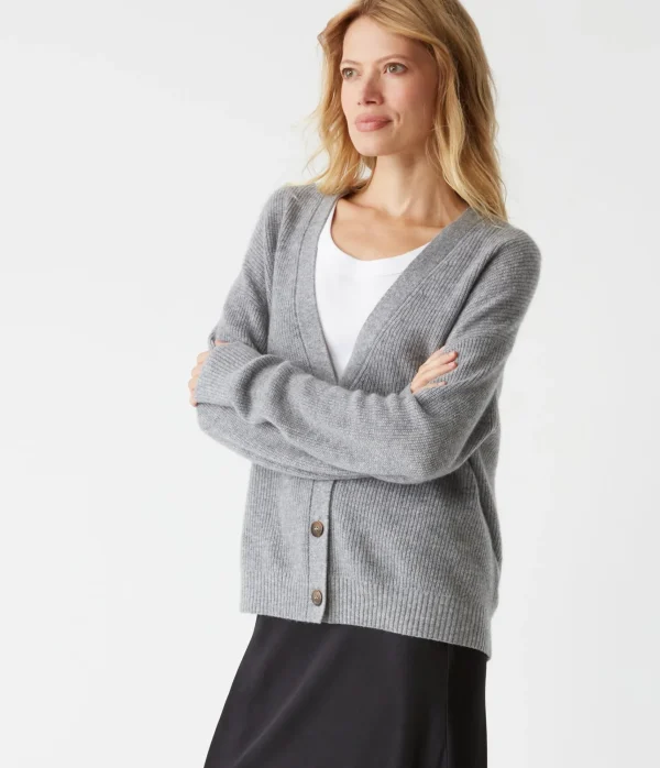 Michael Stars Julia Cashmere Cardigan- Sweaters & Cardigans