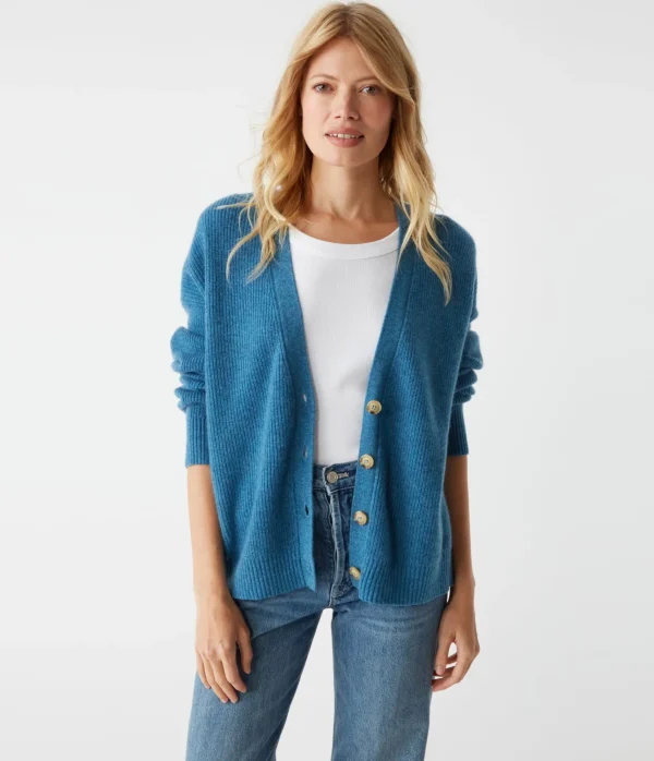 Michael Stars Julia Cashmere Cardigan- Sweaters & Cardigans