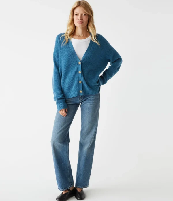 Michael Stars Julia Cashmere Cardigan- Sweaters & Cardigans