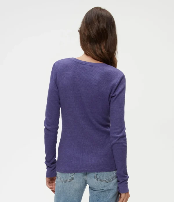 Michael Stars Juliet Thermal Tee- T-Shirts | Loungewear