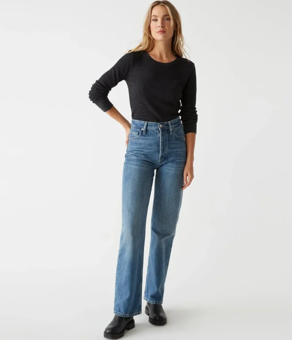 Michael Stars Juliet Thermal Tee- T-Shirts | Loungewear