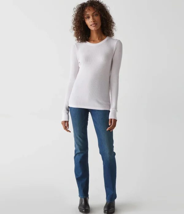 Michael Stars Juliet Thermal Tee- T-Shirts | Loungewear