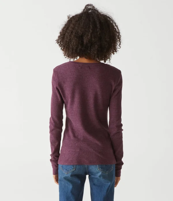 Michael Stars Juliet Thermal Tee- T-Shirts | Loungewear