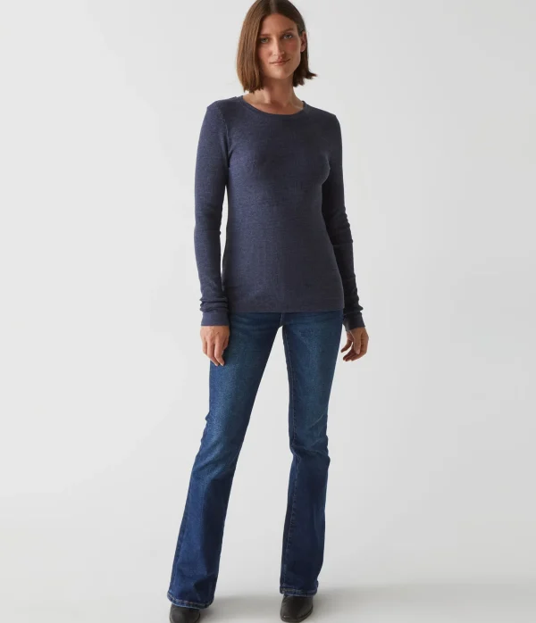 Michael Stars Juliet Thermal Tee- T-Shirts | Loungewear