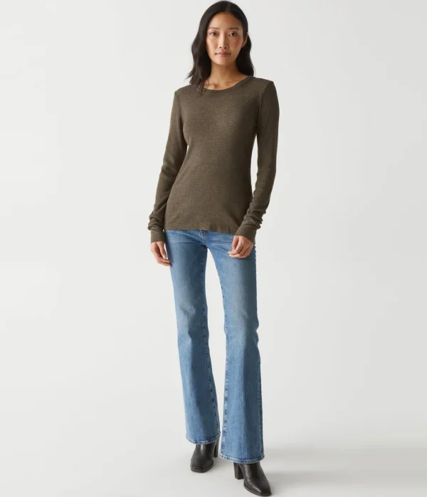 Michael Stars Juliet Thermal Tee- T-Shirts | Loungewear