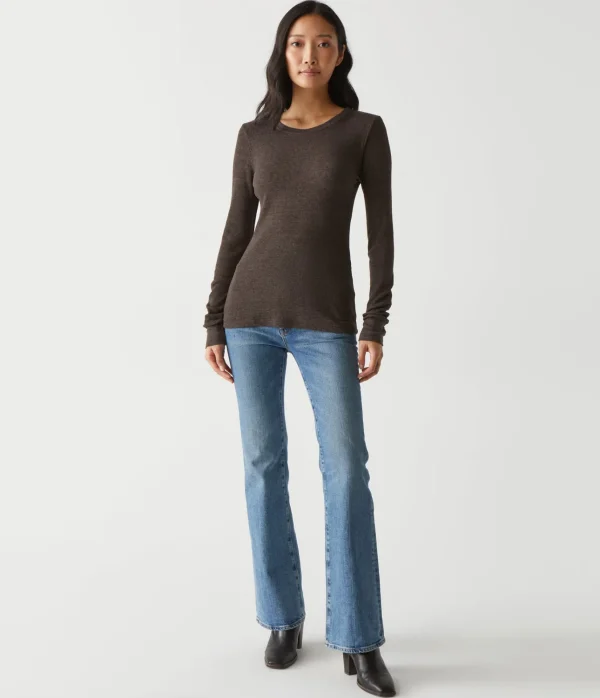 Michael Stars Juliet Thermal Tee- T-Shirts | Loungewear