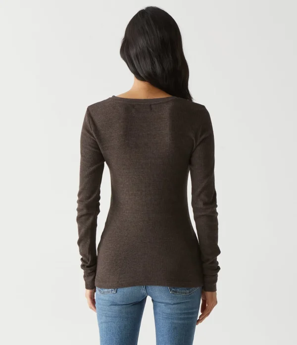 Michael Stars Juliet Thermal Tee- T-Shirts | Loungewear