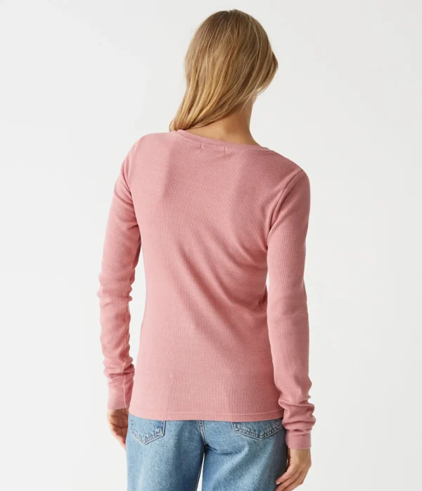 Michael Stars Juliet Thermal Tee- T-Shirts | Loungewear