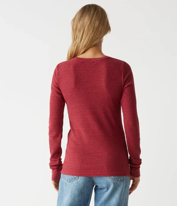 Michael Stars Juliet Thermal Tee- T-Shirts | Loungewear