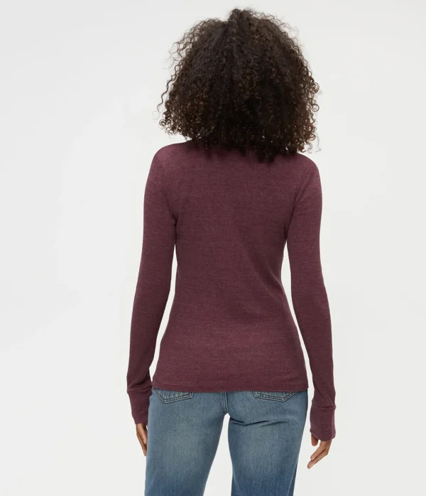 Michael Stars Juliet Thermal Tee- T-Shirts | Loungewear
