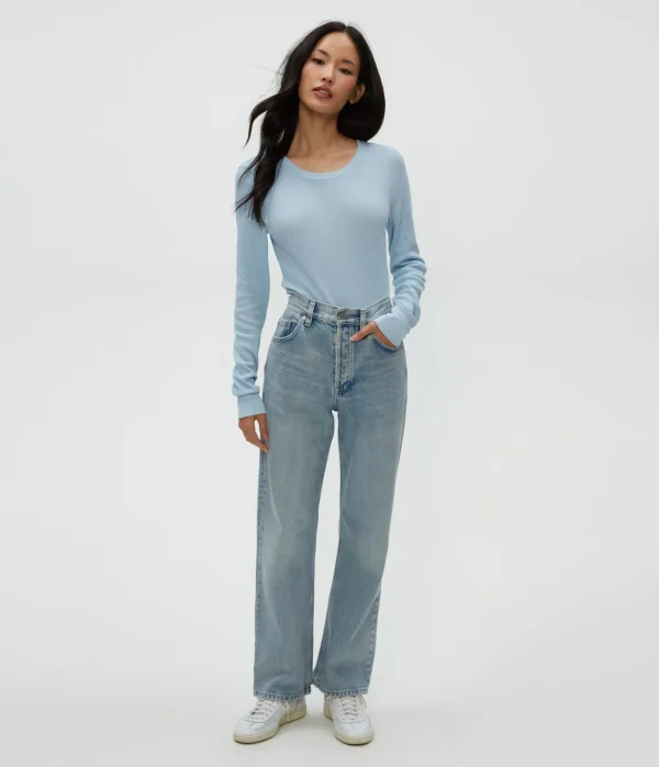Michael Stars Juliet Thermal Tee- T-Shirts | Loungewear