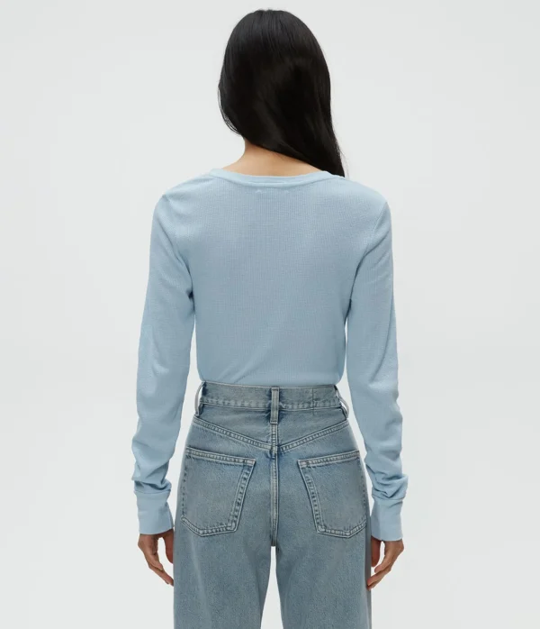 Michael Stars Juliet Thermal Tee- T-Shirts | Loungewear