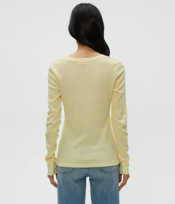 Michael Stars Juliet Thermal Tee- T-Shirts | Loungewear