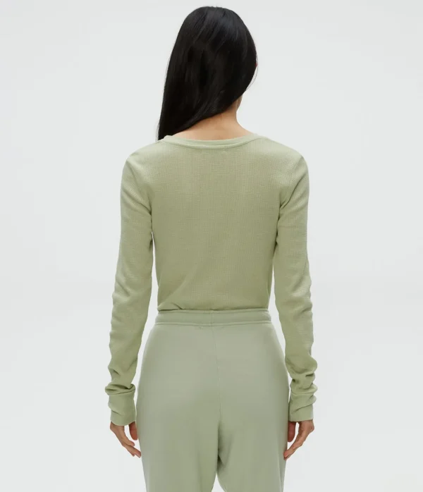 Michael Stars Juliet Thermal Tee- T-Shirts | Loungewear
