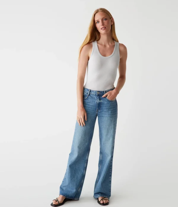 Michael Stars Juno Scoop Neck Tank- Tank Tops | Supima Cotton T-Shirts