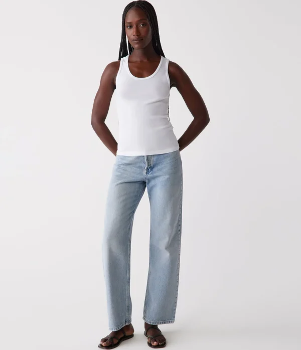 Michael Stars Juno Scoop Neck Tank- Tank Tops | Supima Cotton T-Shirts