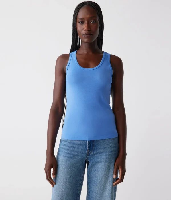 Michael Stars Juno Scoop Neck Tank- Tank Tops | Supima Cotton T-Shirts
