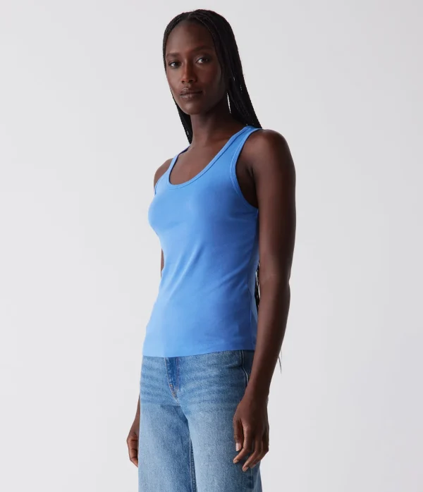 Michael Stars Juno Scoop Neck Tank- Tank Tops | Supima Cotton T-Shirts
