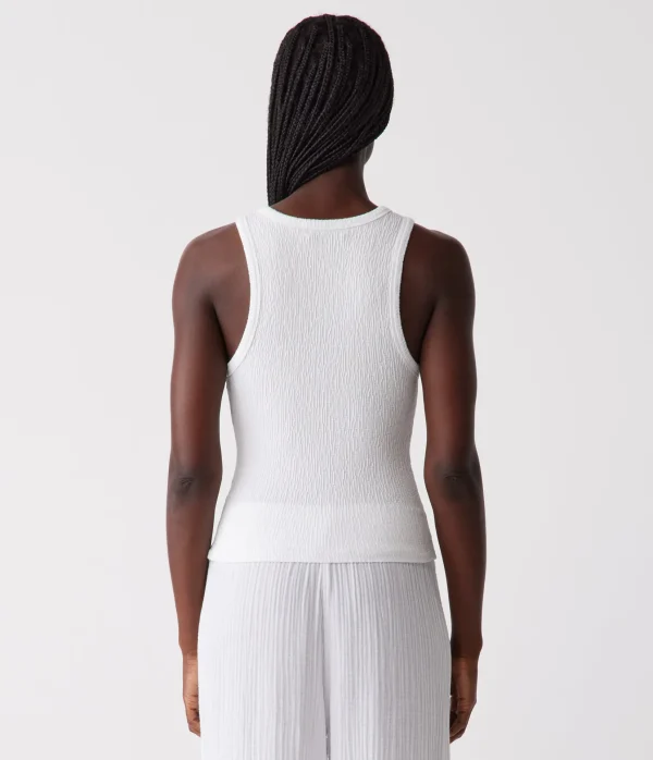 Michael Stars Kira Crinkle Tank- Tank Tops