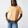 Michael Stars Kona Crew Neck Tee- T-Shirts | 1x1 Cotton T-Shirts