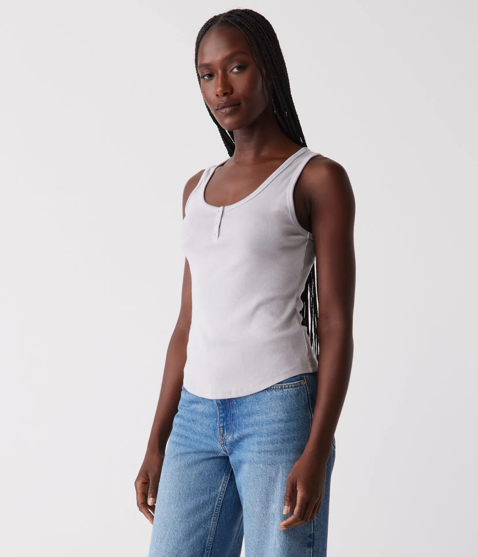 kris_snap_front_tank_18.webp Michael Stars Kris Snap Front Tank- Tank Tops | Ultra Rib T-Shirts