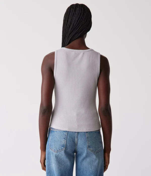 Michael Stars Kris Snap Front Tank- Tank Tops | Ultra Rib T-Shirts