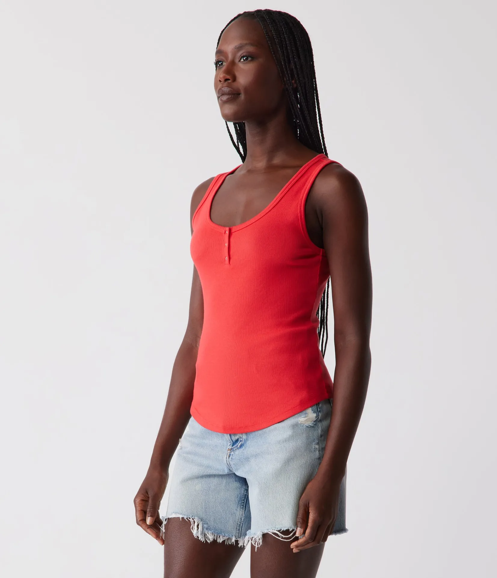 kris_snap_front_tank_26.webp Michael Stars Kris Snap Front Tank- Tank Tops | Ultra Rib T-Shirts