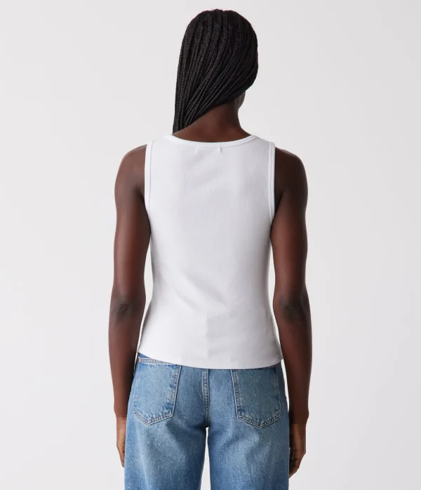 Michael Stars Kris Snap Front Tank- Tank Tops | Ultra Rib T-Shirts