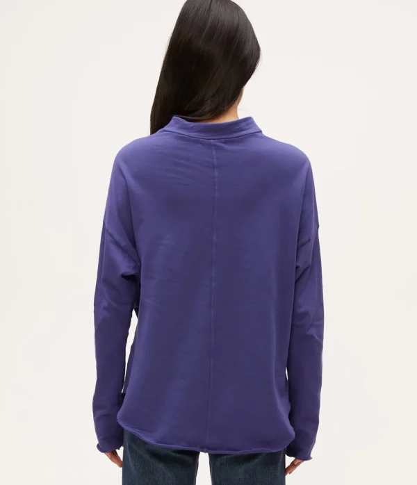 Michael Stars Laurel Mock Neck Top- Loungewear