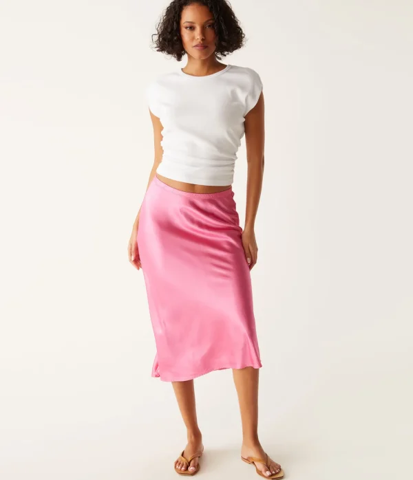 Michael Stars Leila Bias Midi Skirt- Pants, Shorts & Skirts