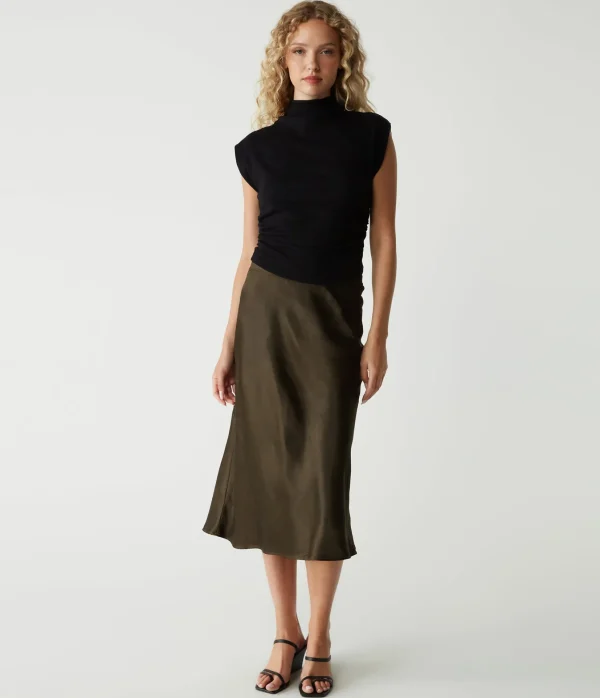 Michael Stars Leila Bias Midi Skirt- Pants, Shorts & Skirts