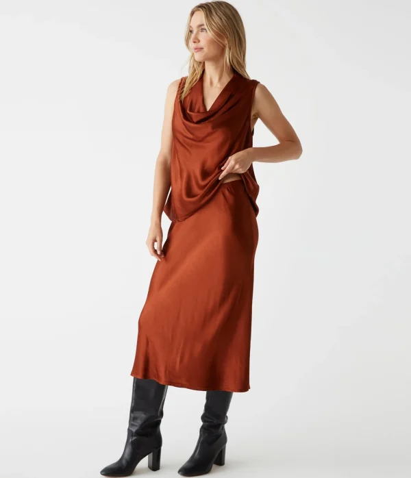 Michael Stars Leila Bias Midi Skirt- Pants, Shorts & Skirts